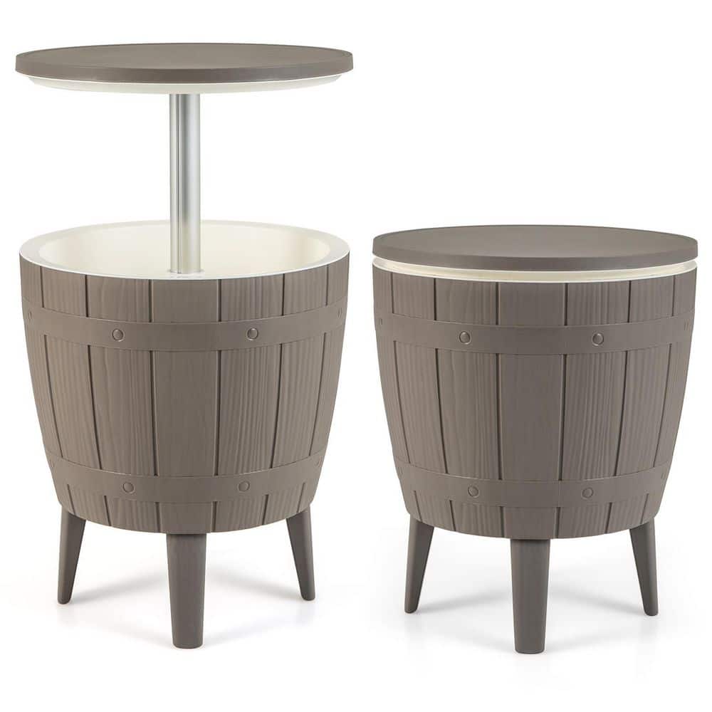 Plastic Outdoor Coffee Table with Ice Bucket price history on PriceWatchPro