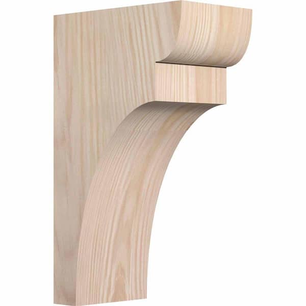 Ekena Millwork 3-1/2 in. x 6 in. x 10 in. Douglas Fir Yorktown Smooth Corbel