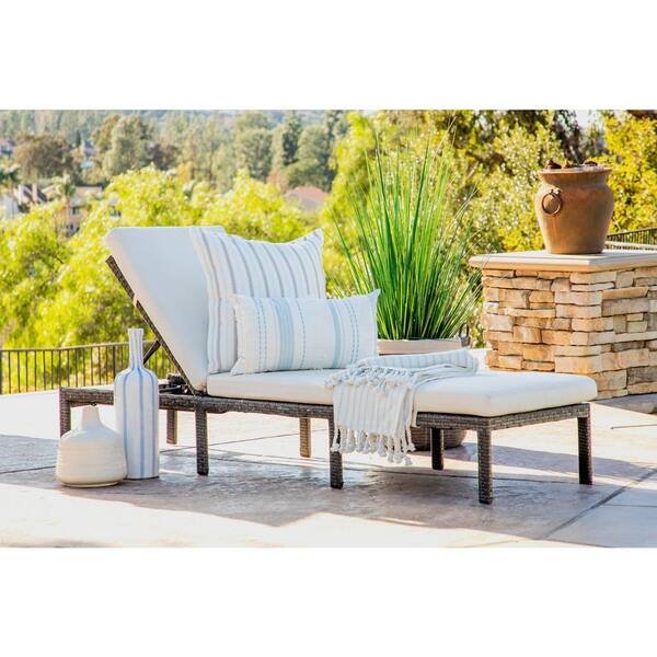 Coaster Home Furnishings Milano Dark Gray Wicker Outdoor Chaise Lounge With Off White Cushion 500345dkgry The Depot - Coaster Chaise Lounge Coaster Home Furnishings Milano Dark Gray Wicker Outdoor Chaise Lounge With Off White Cushion 500345dkgry The Depot - Coaster Chaise Lounge