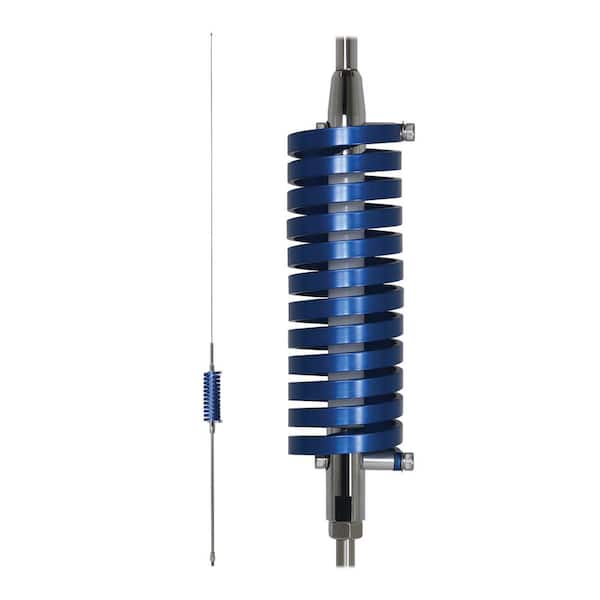 BR-92 68-In. 15,000-Watt Flat-Coil CB Antenna with 16-In. Shaft in Blue