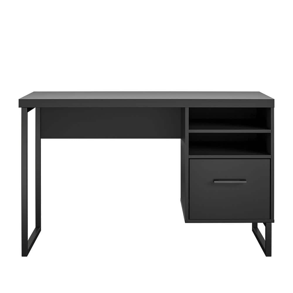 Woodbridge 45 in. Rectangle Black Computer Desk