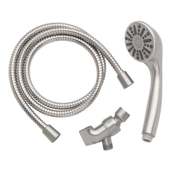 Glacier Bay 1-Spray Wall Mount Handheld Shower Head 1.8 GPM in Chrome  8466000HC - The Home Depot