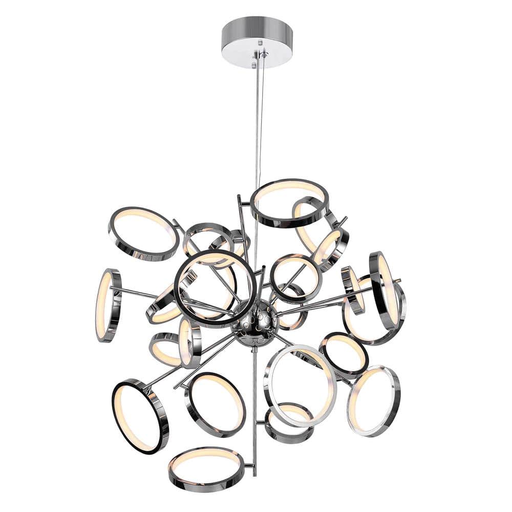 Colette LED Chandelier With Chrome Finish price history on PriceWatchPro