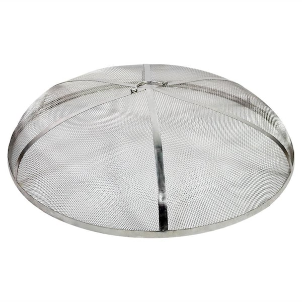 36 in. Durable Stainless Steel Fire Pit Spark Screen - Rust Resistant