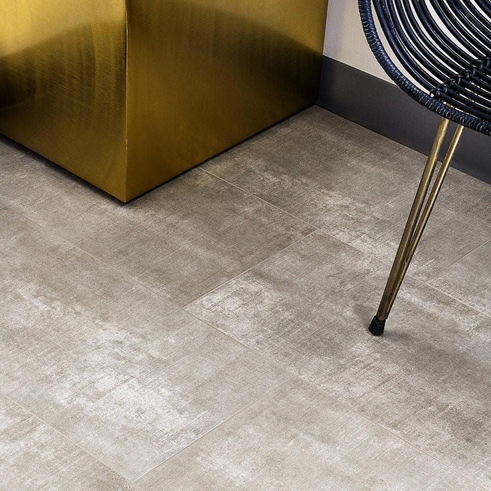 Grigio 12" x 24" Matte Concrete Look Porcelain Tile