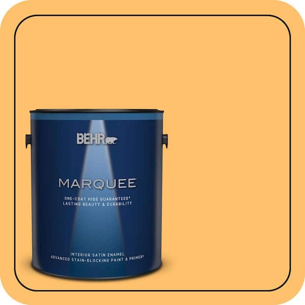 BEHR MARQUEE 1 gal. #P250-5 Solar Storm Satin Enamel Interior Paint & Primer