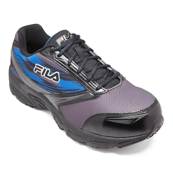 Fila Men's Memory Meiera 2 Slip Resistant Athletic Shoes - Composite Toe - Black Size 7(M) 1LM00118 - The Home