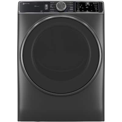 Profile 7.8 cu. ft. Capacity Smart vented Front Load Gas Dryer in Carbon Graphite with Quick Dry, Steam & Sanitize Cycle