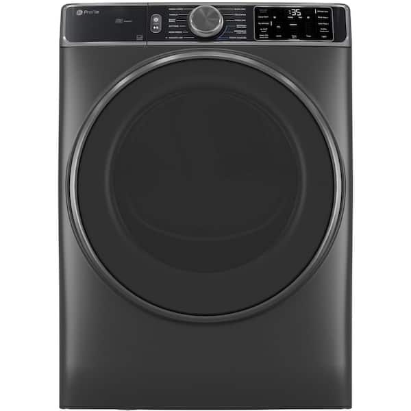 Profile 7.8 cu. ft. Capacity Smart vented Front Load Gas Dryer in Carbon Graphite with Quick Dry, Steam & Sanitize Cycle