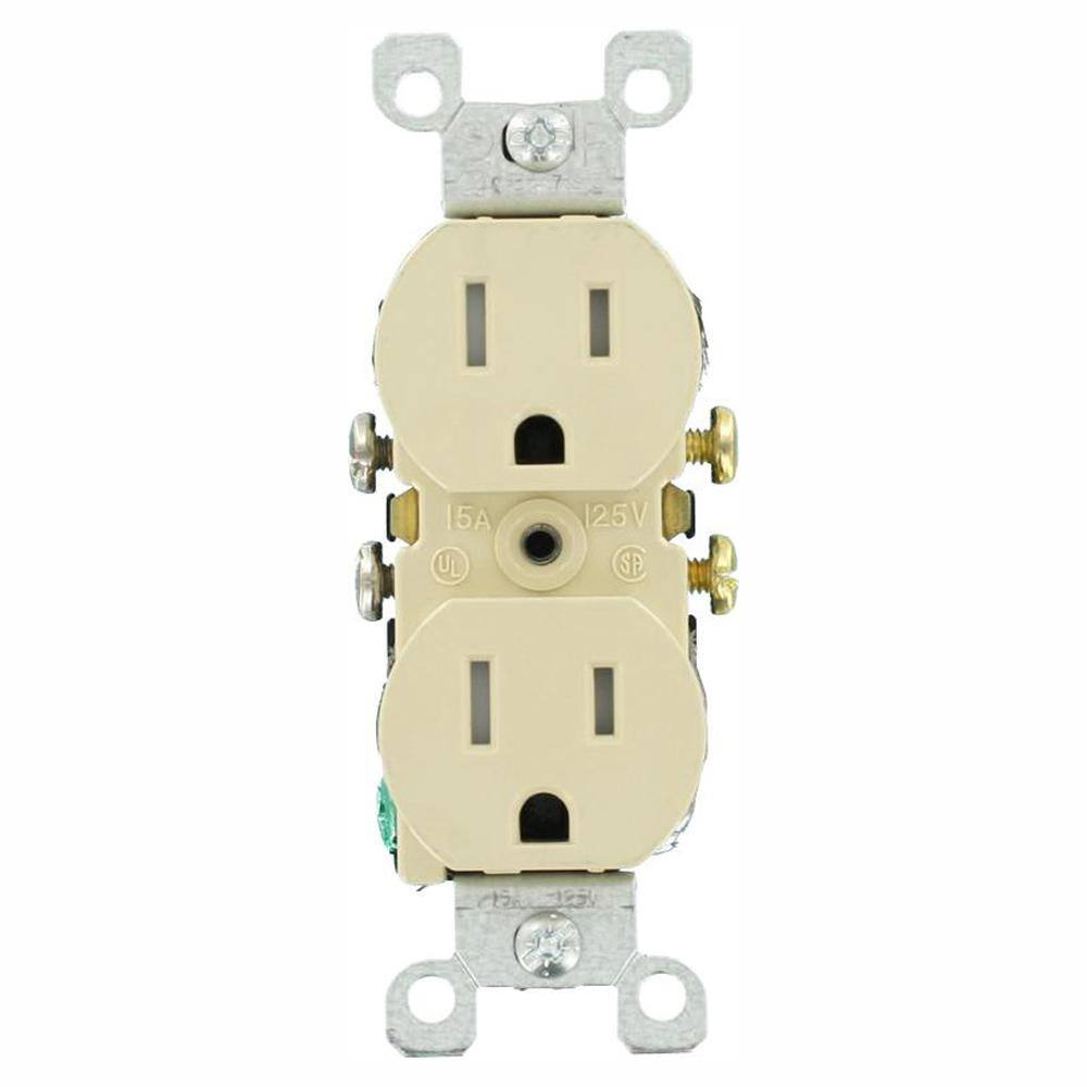 Details about   Leviton Standard Outlets M26-5320-TMP Box of 10 Lot of 2 