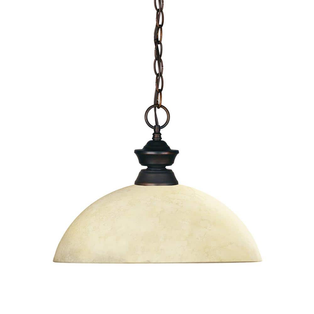 1-Light Olde Bronze Billiard Light