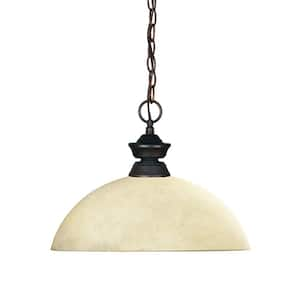 1-Light Olde Bronze Billiard Light