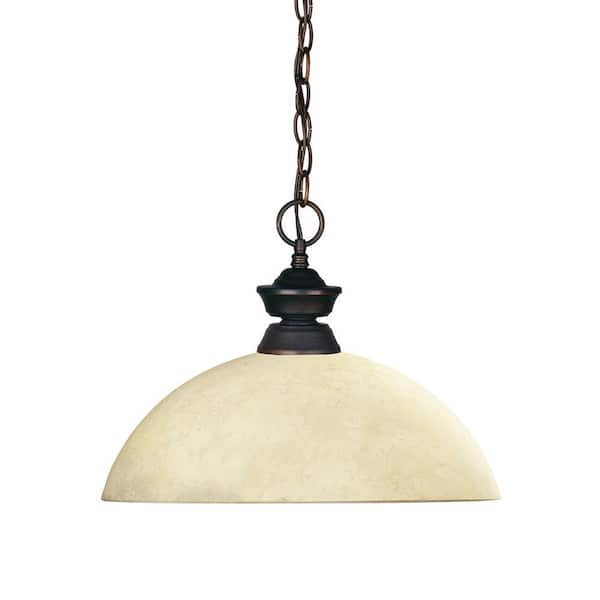 Unbranded 1-Light Olde Bronze Billiard Light
