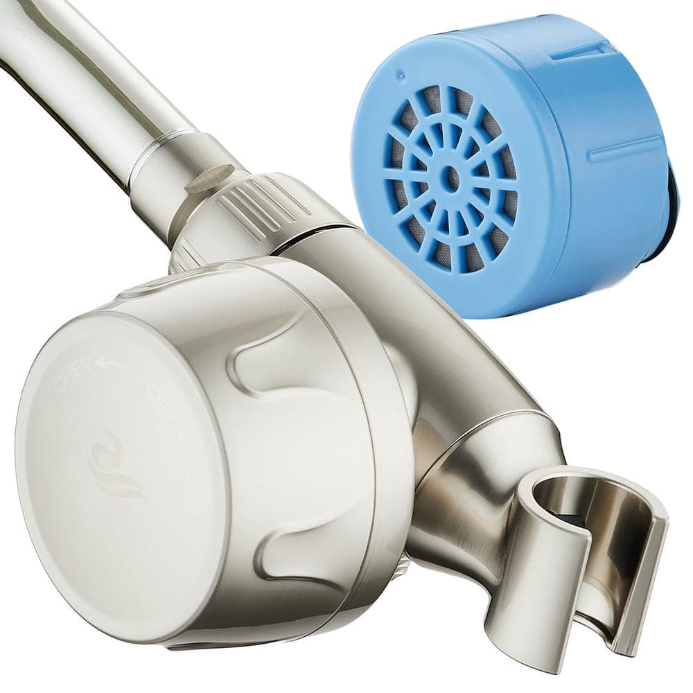Advanced Shower Filter for All Hand Showers, KDF Filtration, On and Off Fil