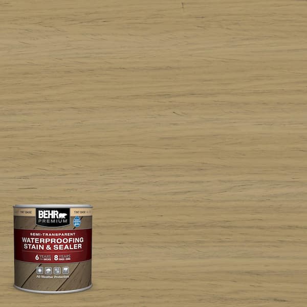 Semi-Transparent Waterproofing Wood Stain & Sealer