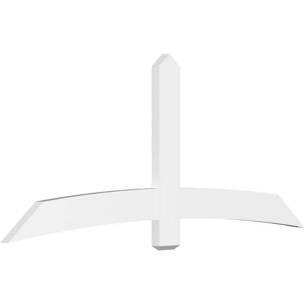 Ekena Millwork Bellingham 84 in. W x 35 in. H x 2 in. D Signature Polyurethane Bracket
