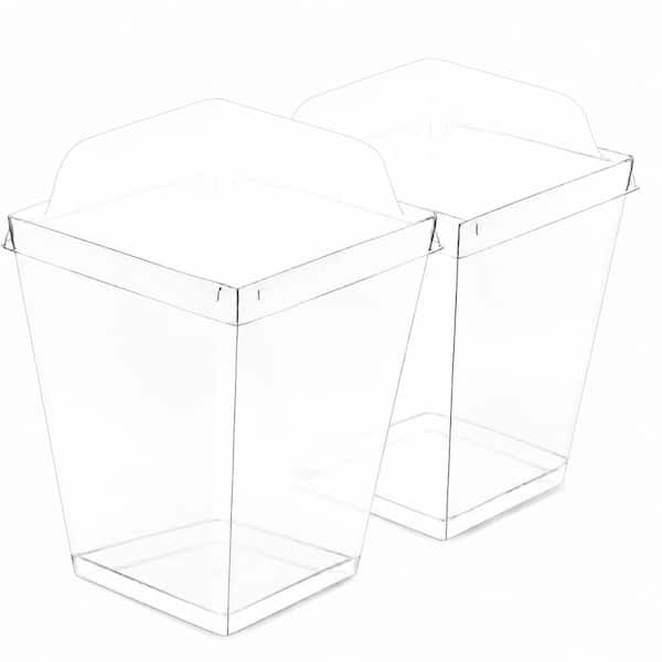 Clear 5.4 oz Dessert Cups with Lids and Spoons, 300 Pack Serves 100 for Parfait Yogurt Desserts Salad