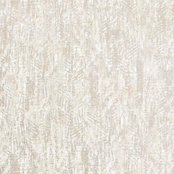 Brewster Distressed Textures White Wallpaper Sample