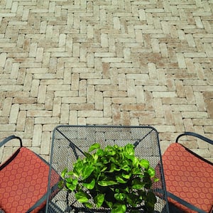 RumbleStone Plank 10.5 in. x 3.5 in. x 3.5 in. Cafe Concrete Paver
