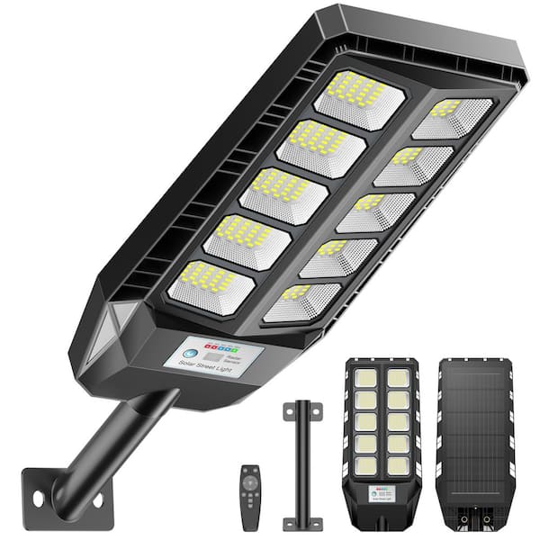 2000 Lumen 220 Degree Black Motion Sensing Dusk to Dawn Integrated LED Flood Light