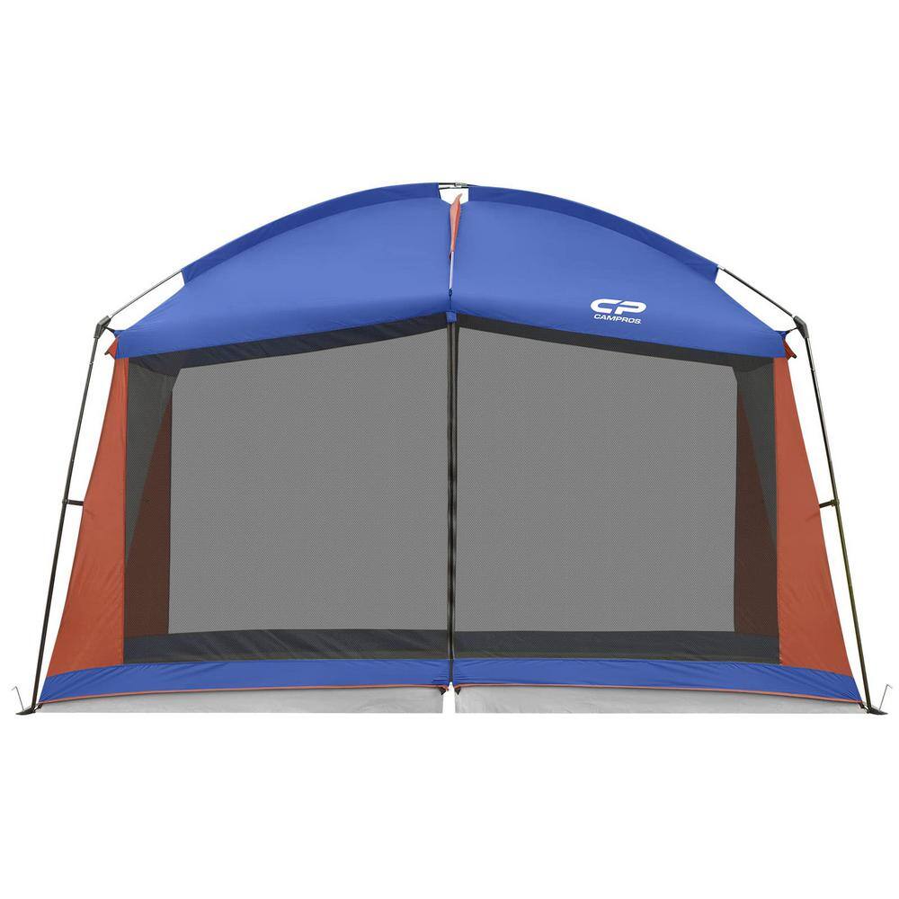 Outdoor 12 ft. x 10 ft. x 90 in. 3-Person Navy Blue Fabric Camping Tent Screened Mesh Net price history on PriceWatchPro