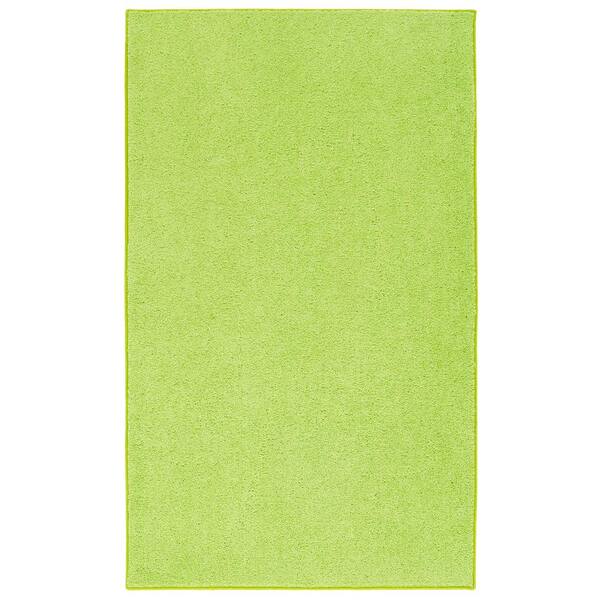 Nance Industries OurSpace Lime Green 5 ft. x 7 ft. Bright Area Rug