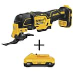 ATOMIC 20-Volt MAX Cordless Brushless Oscillating Multi-Tool with (1) 20-Volt Battery 4.0Ah