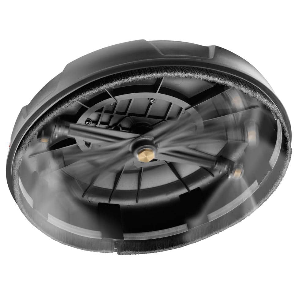 12 in. Black Electric Pressure Washer Surface Cleaner