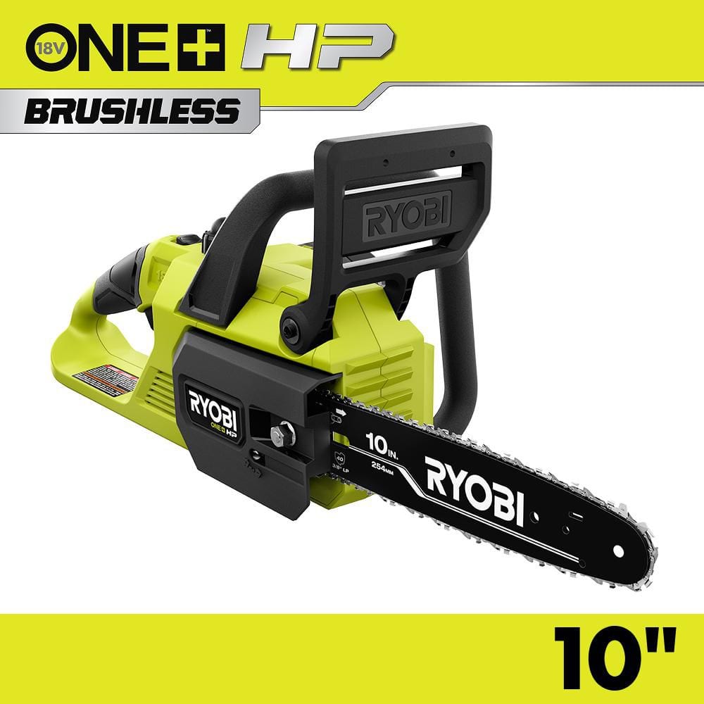 RYOBI - チェーンソー   RYOBI Reviews for RYOBI 40V 10 in. Battery Powered Chainsaw with