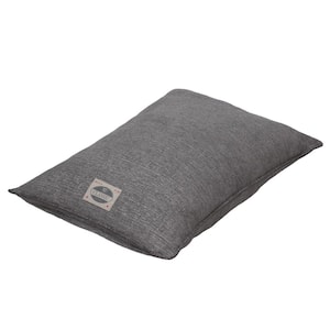 Large Chenille Pet Bed Gray 30 in. x 40 in.