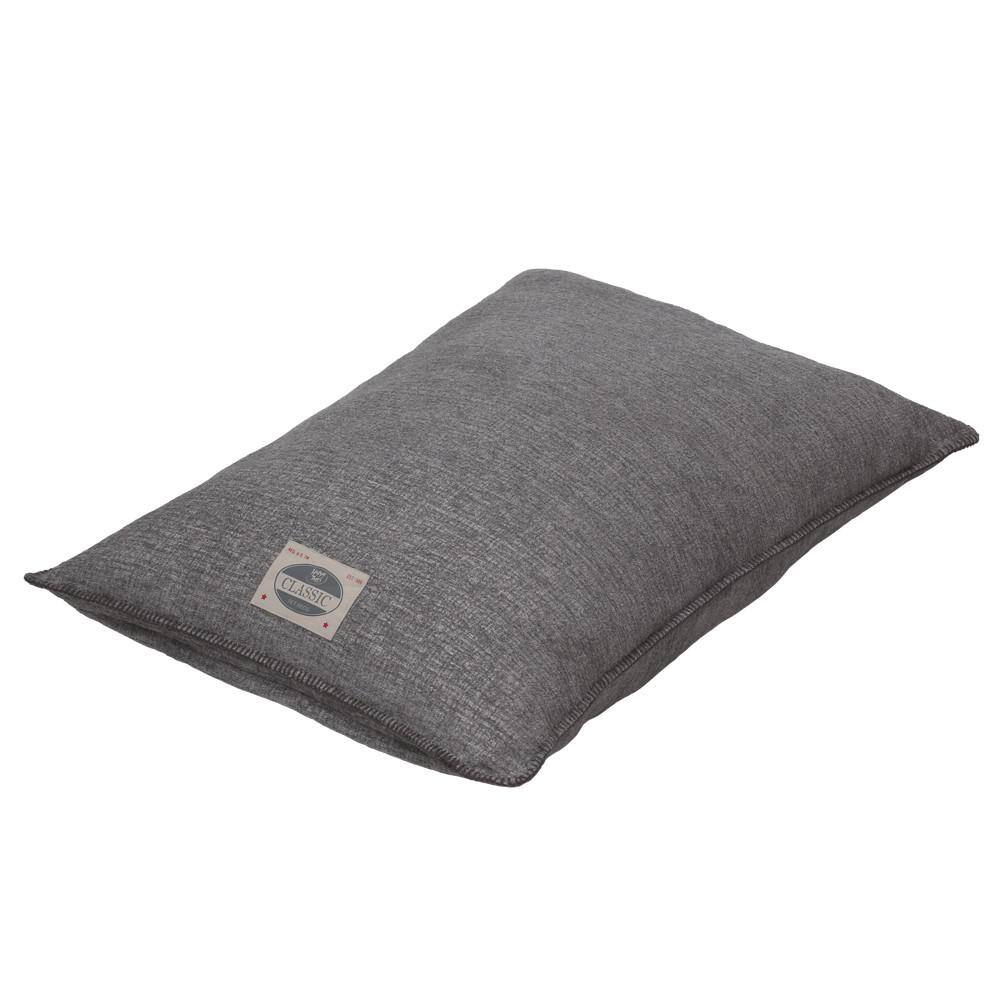 Happy Tails Large Chenille Pet Bed Gray 30 in. x 40 in. 37003 The Home Depot