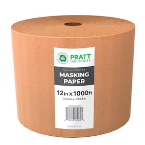 Pratt 1 ft. x 1000 ft. Brown Masking Paper Drop Cloth