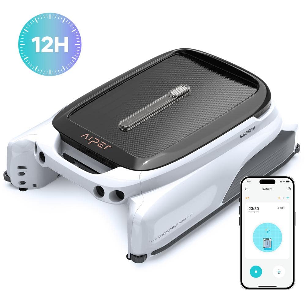 AIPER Surfer M1 Solar Powered Automatic Robotic Pool Skimmer