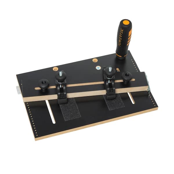 Tapering Jig for Table Saw with 3/4 in. x 3/8 in. Miter Bar, Adjustable Hold Down Clamp, Non-Slip Grip Strips