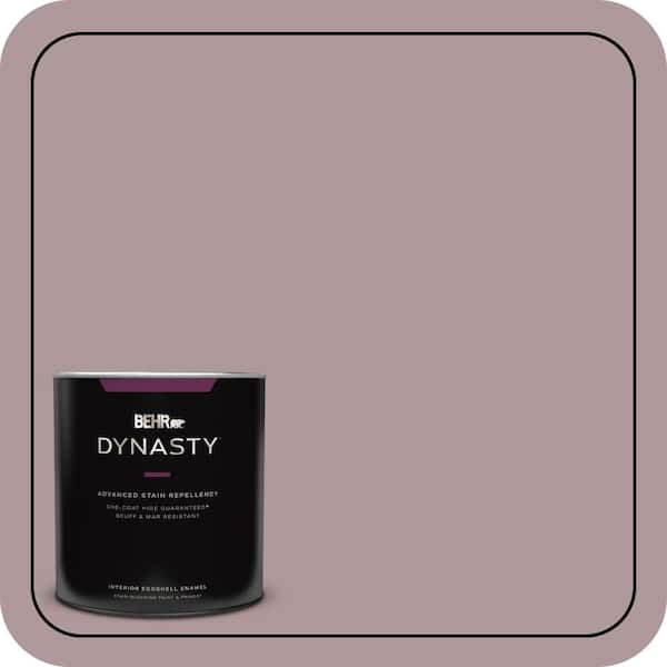BEHR DYNASTY 1 qt. #110F-4 Heirloom Orchid Eggshell Enamel Interior Stain-Blocking Paint and Primer