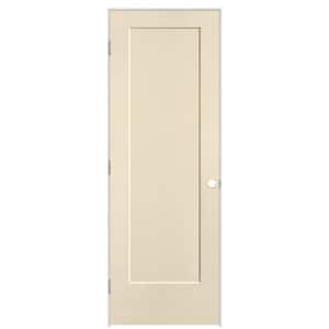 28 in. x 80 in. 1-Panel Lincoln Park Right-Hand Hollow Core Golden Hay Molded Composite Single Prehung Interior Door