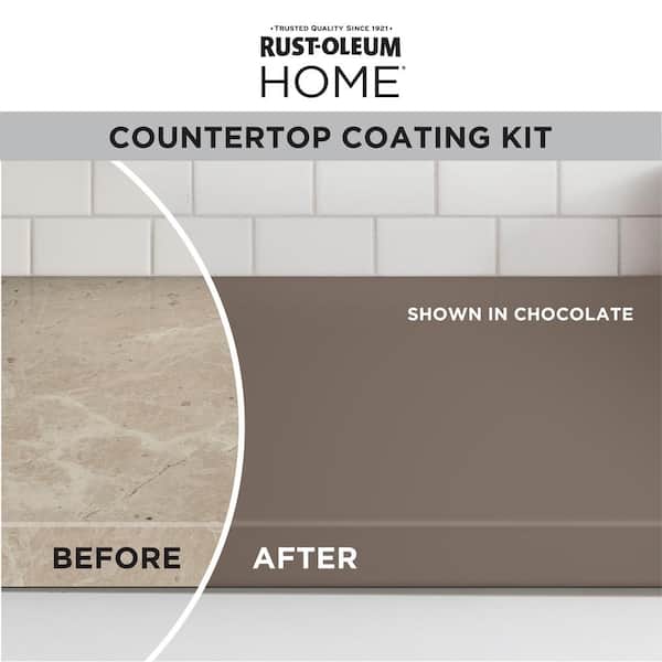 1 qt. Chocolate Satin Interior Countertop Paint Kit