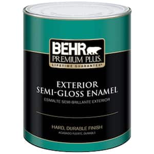 1 qt. Deep Base Semi-Gloss Enamel Exterior Paint and Primer in One
