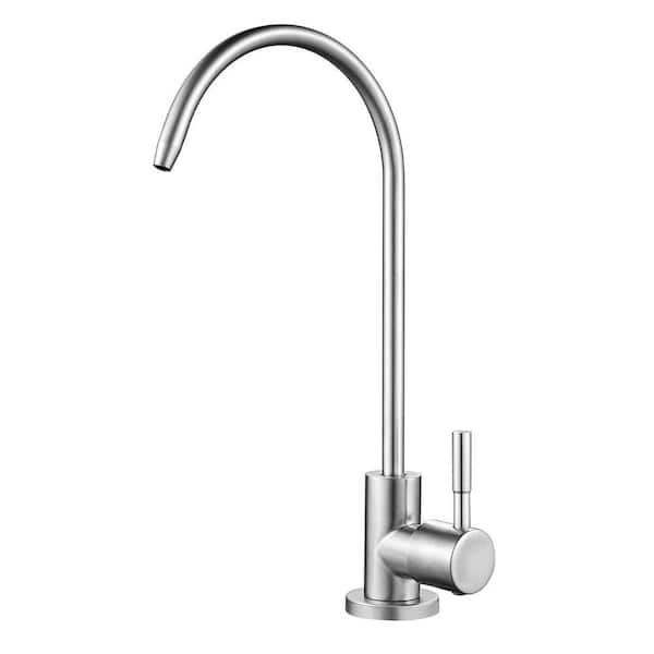 Traditional Single-Handle Beverage Faucet with 304 Technology in Stainless Steel in Brushed Nickel