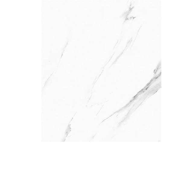 Unbranded Calacatta Venato White 48 in. x 48 in. Polished Porcelain Floor and Wall Tile (31 sq. ft./Case)