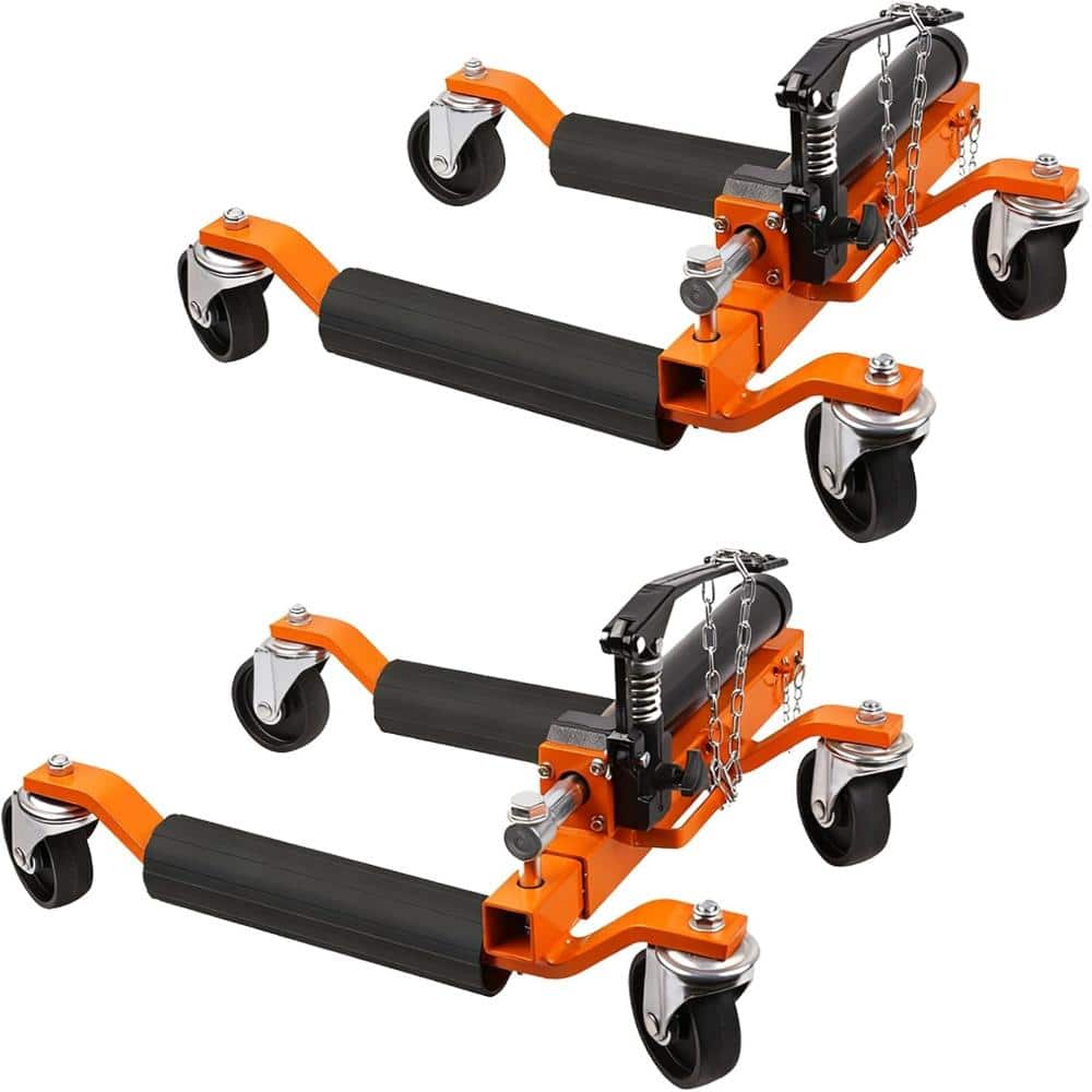 2 Pcs Car Wheel Dolly with Hydraulic Tire Jack, 3000 LBS Total Capacity Trailer Dolly for Vehicle Positioning price history on PriceWatchPro