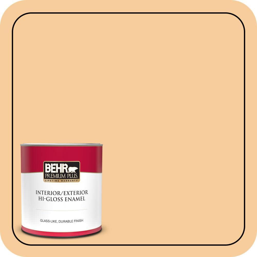 1 qt. #300C-3 Bagel Hi-Gloss Enamel Interior/Exterior Paint & Primer price history on PriceWatchPro