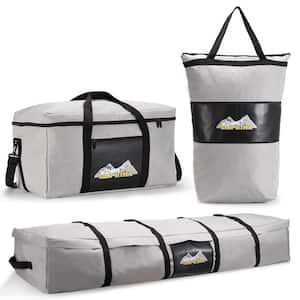 Waterproof Camping Bag Set, Contains 1 Canopy Storage Bag, 1 Sleeping Gear Storage Bag and 1 BBQ Tool Storage Bag