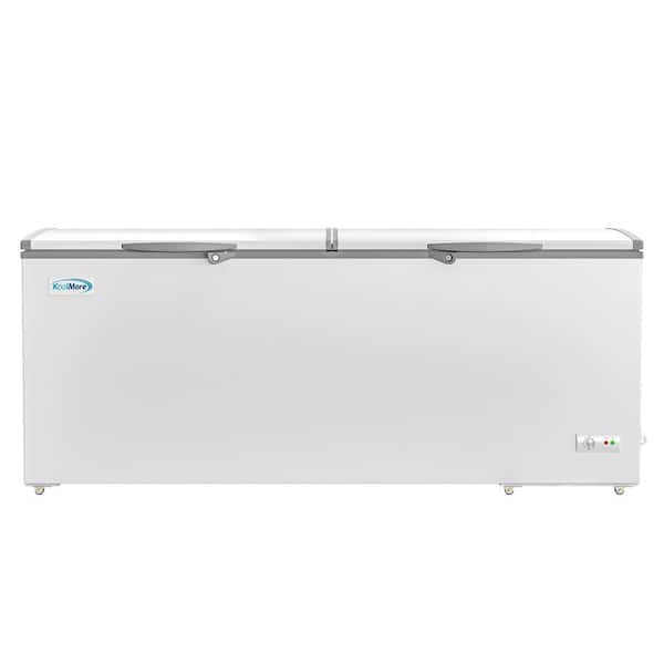 24 cu. ft. Manual Defrost Commercial Chest Freezer in White