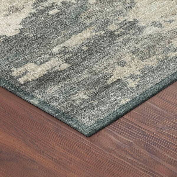 Chantille Machine Washable Indoor/Outdoor Abstract ACN2362 Basil 3 ft. x 4 ft. Area Rug