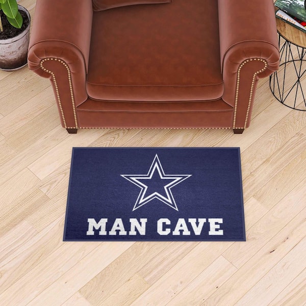 NFL Dallas Cowboys Blue Man Cave 2 ft. x 3 ft. Area Rug