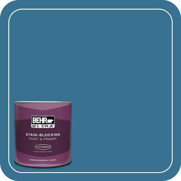 BEHR ULTRA 1 qt. #T18-14 Soul Search Extra Durable Eggshell Enamel Interior Paint & Primer
