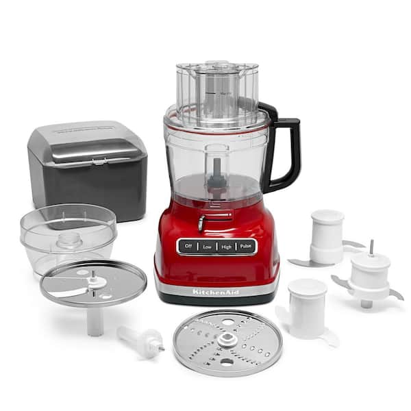 Fonetik Optimisme Accor KitchenAid ExactSlice 11-Cup 3-Speed Empire Red Food Processor KFP1133ER -  The Home Depot