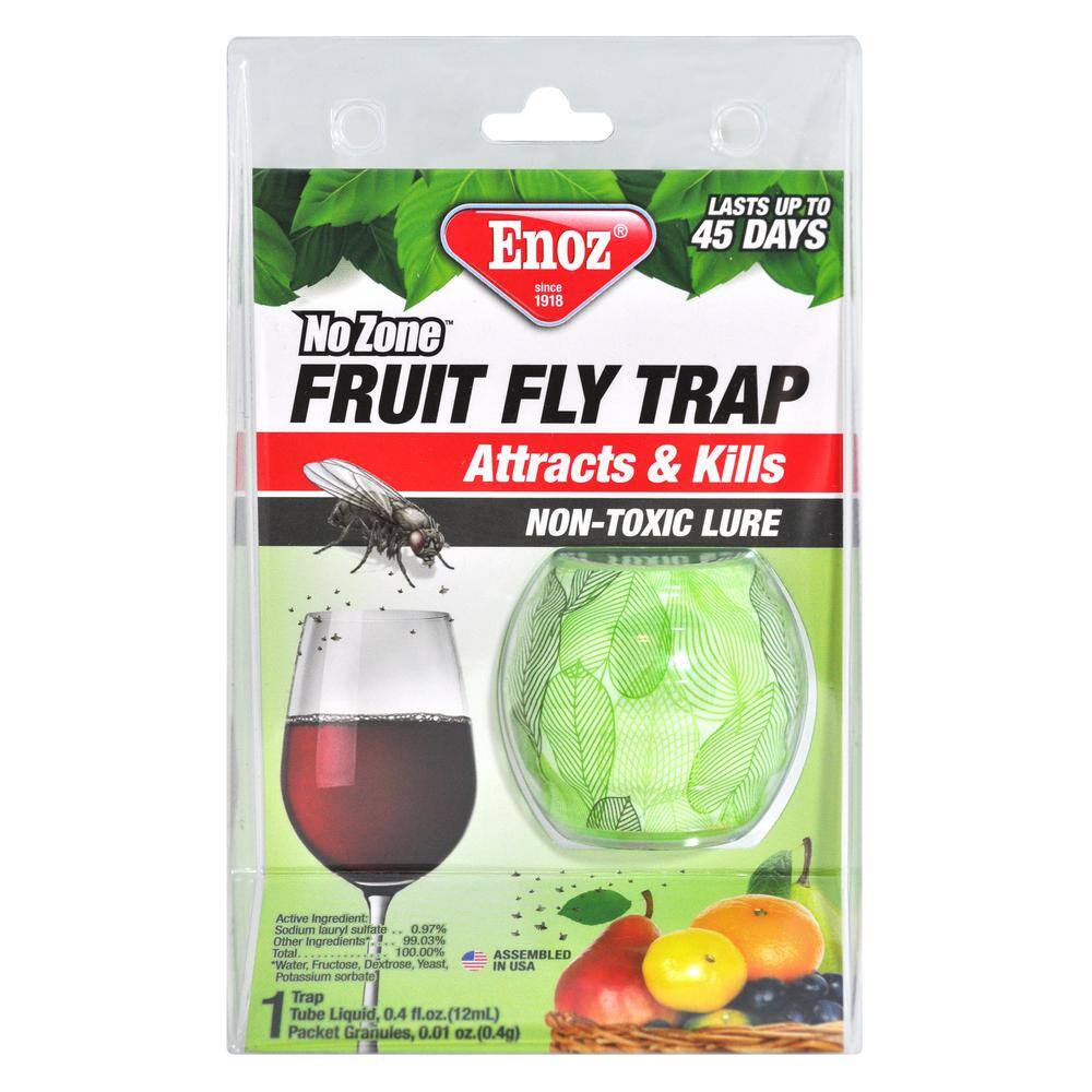 UPC 070922051558 product image for ENOZ Fruit Fly Trap (3-Pack), Green | upcitemdb.com