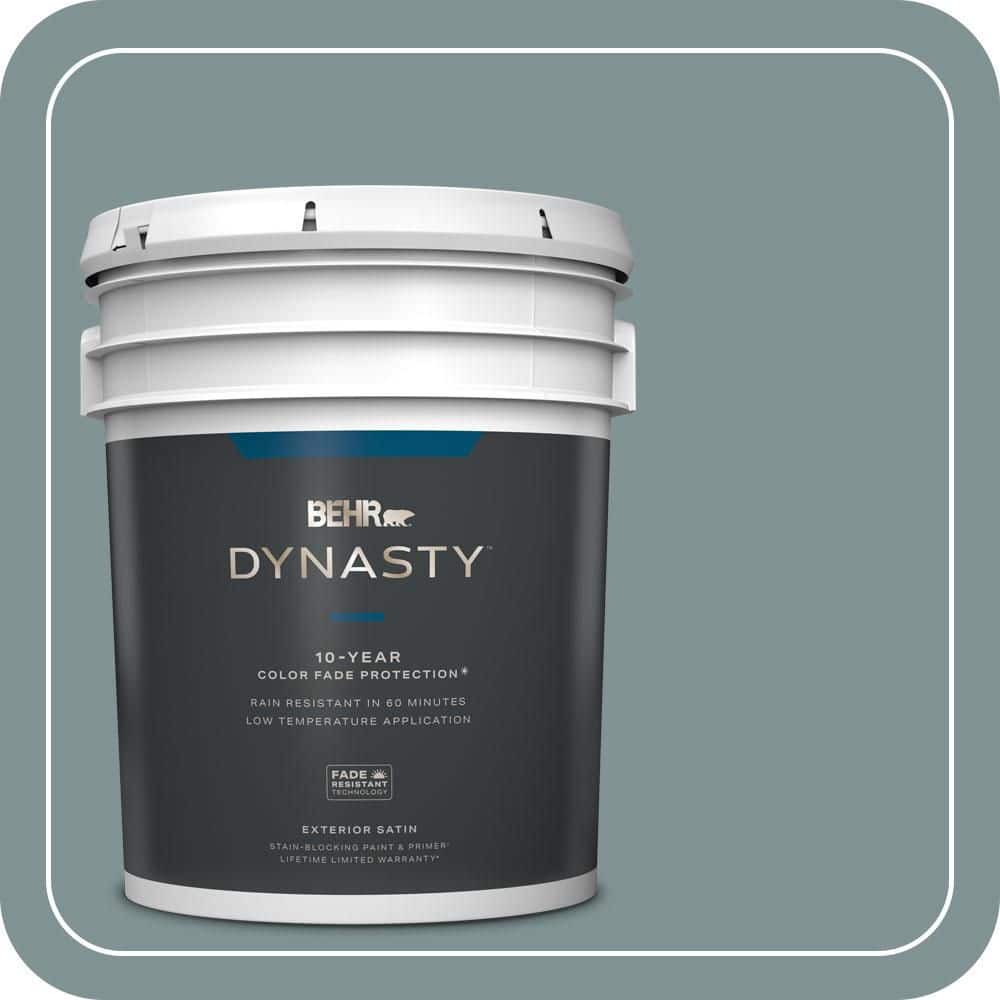 5 gal. #QE-53 Raindance Satin Enamel Exterior Stain-Blocking Paint & Primer price history on PriceWatchPro